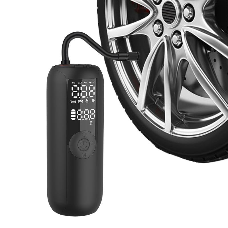 LP1 Outdoor Portable Smart Tire Pump with LED Light, Car Bike Mini Inflator LP1 Outdoor Portable Smart Tire Pump with LED Light, Car Bike Mini Inflator